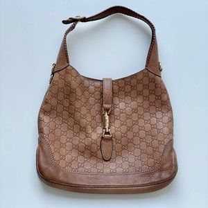 Gucci Tan Guccissima Leather New Jackie Shoulder Bag